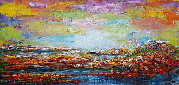 Wall Hanging, Abstract Art, Landscape Painting, Large Art, Canvas Art, Wall Art, Original Artwork, Canvas Painting, Modern Art, Art on Canvas 151-artworkcanvas