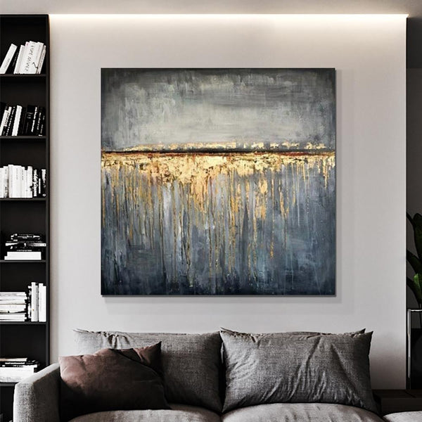 Extra Large Abstract Paintings on Canvas, Bedroom Wall Art Ideas, Simple Painting Ideas for Bedroom, Hand Painted Abstract Painting-artworkcanvas