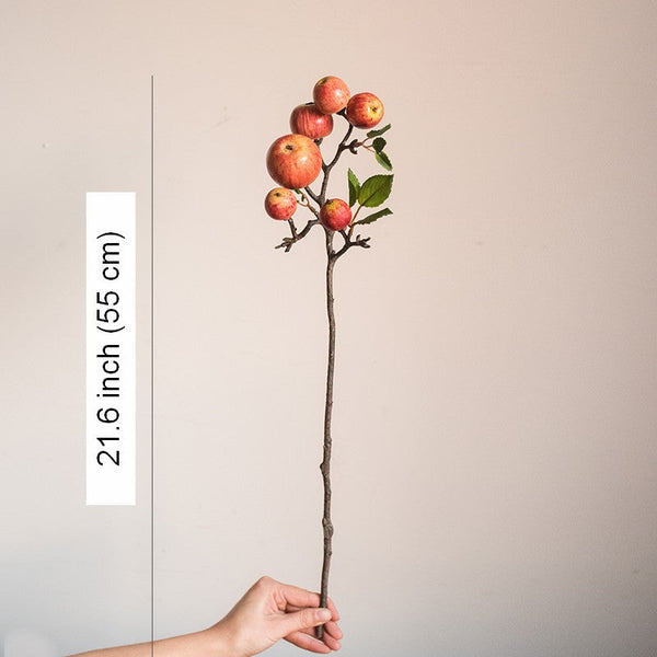 Apple Branch, Fruit Branch, Table Centerpiece, Beautiful Modern Flower Arrangement Ideas for Home Decoration, Autumn Artificial Floral for Dining Room-artworkcanvas