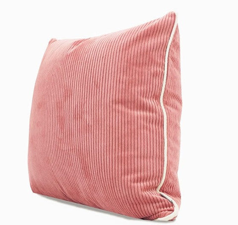 Simple Throw Pillow for Interior Design, Lovely Pink Decorative Throw Pillows, Modern Sofa Pillows, Contemporary Square Modern Throw Pillows for Couch-artworkcanvas