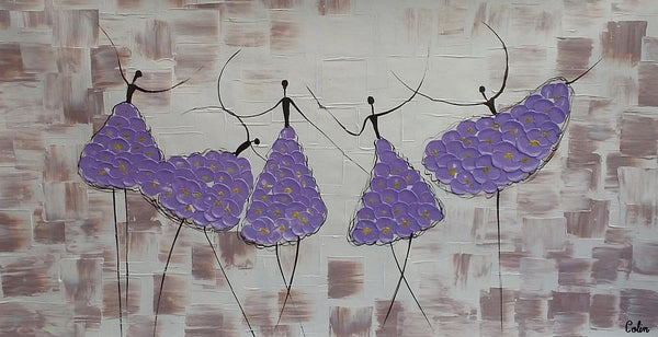 Simple Contemporary Paintings, Wall Art Painting, Buy Wall Art Online, Ballet Dancer Painting, Abstract Painting for Sale, Original Artwork-artworkcanvas