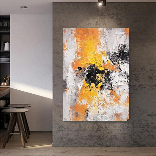 Abstract Acrylic Paintings for Living Room, Modern Contemporary Artwork, Buy Paintings Online, Heavy Texture Canvas Art-artworkcanvas