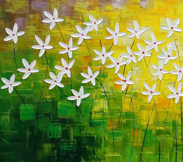 Abstract Art, Flowe Painting, Kitchen Wall Art, Abstract Painting, Canvas Art, Wall Art, Canvas Artwork, Canvas Painting 288-artworkcanvas