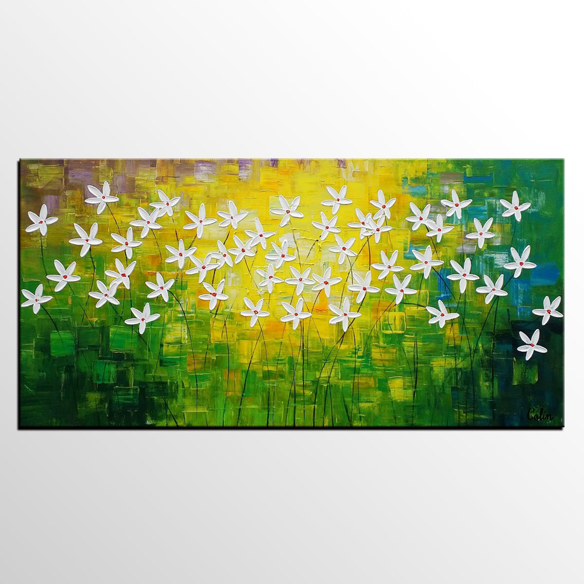 Abstract Art, Flowe Painting, Kitchen Wall Art, Abstract Painting, Can –  artworkcanvas, image size:1200x1200