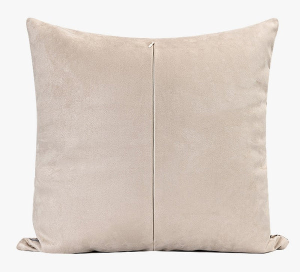 Simple Modern Sofa Throw Pillows, Beige Contemporary Throw Pillow for Living Room, Modern Decorative Throw Pillows for Couch-artworkcanvas