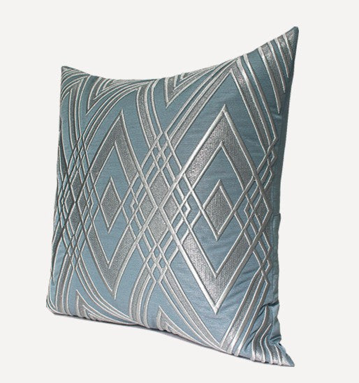 Simple Modern Pillows, Blue Modern Throw Pillows, Decorative Pillows for Couch, Modern Sofa Pillows, Contemporary Throw Pillows-artworkcanvas