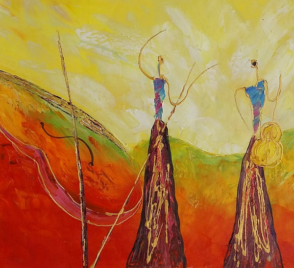 Acrylic Art, Abstract Art, Large Art, Singer Music Painting, Modern Art, Contemporary Art-artworkcanvas