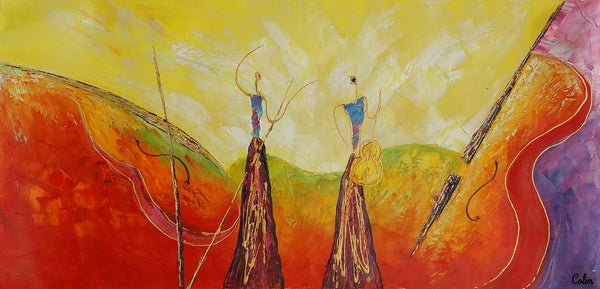 Acrylic Art, Abstract Art, Large Art, Singer Music Painting, Modern Art, Contemporary Art-artworkcanvas