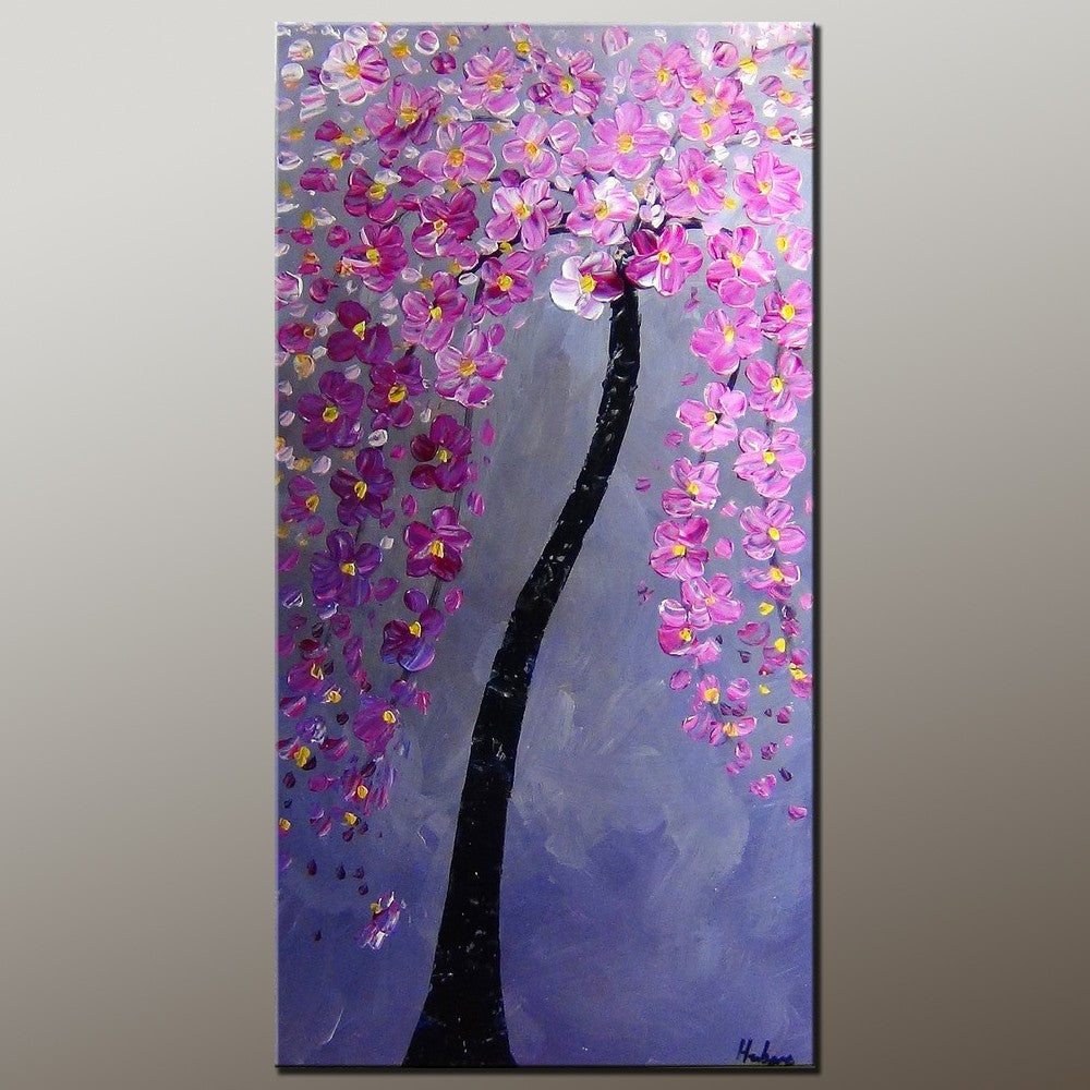 Flower Painting, Tree Painting, Canvas Art, Acrylic Painting, Home Art –  artworkcanvas