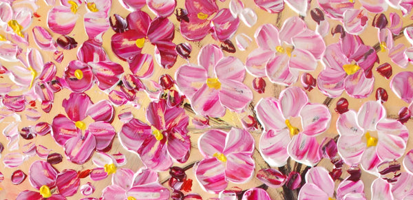 Tree Painting, Canvas Art, Flower Painting, Acrylic Painting, Home Art, Wall Art, Abstract Artwork, Kitchen Art, 492-artworkcanvas