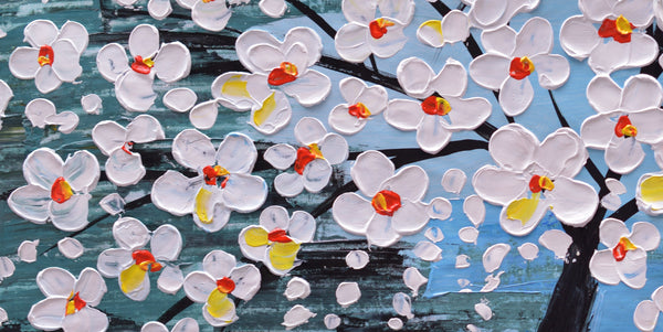 Abstract Painting, Canvas Art, Flower Tree Painting, Acrylic Painting, Home Art, Wall Art, Original Artwork, Kitchen Art, 494-artworkcanvas