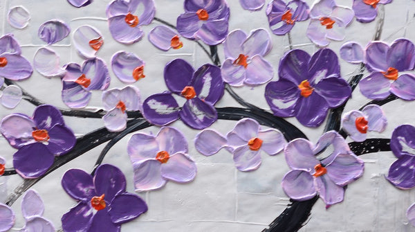 Abstract Painting, Wall Painting, Home Art, Canvas Art, Flower Tree Painting, Wall Art, Original Painting, Modern Art, 500-artworkcanvas