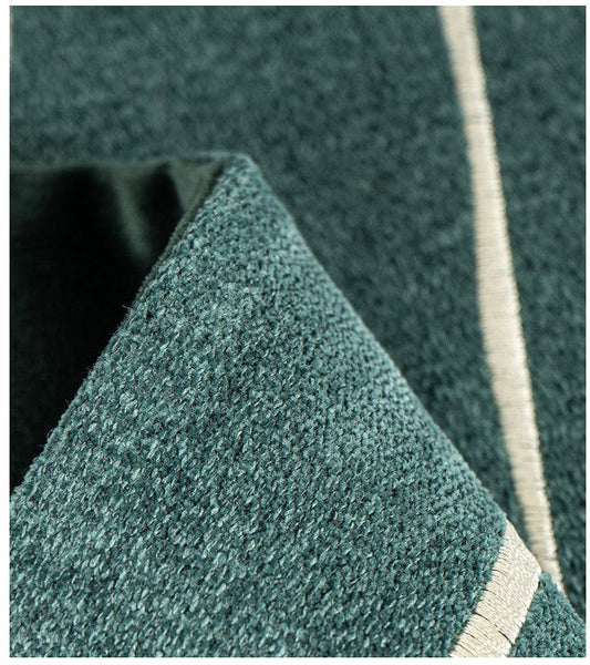 Abstract Green Decorative Throw Pillows, Geometric Square Modern Throw Pillows for Couch, Large Contemporary Throw Pillow for Interior Design-artworkcanvas