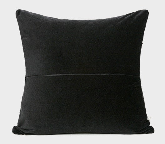 Decorative Pillow for Interior Design, Black Modern Throw Pillows, Simple Modern Throw Pillow for Couch, Modern Sofa Pillow Covers-artworkcanvas