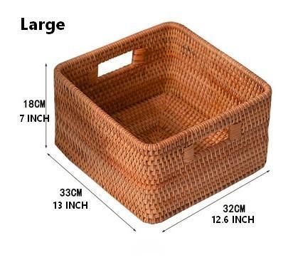 Storage Basket for Shelves, Rectangle Storage Basket for Toys, Storage Baskets for Bathroom, Kitchen Storage Baskets-artworkcanvas