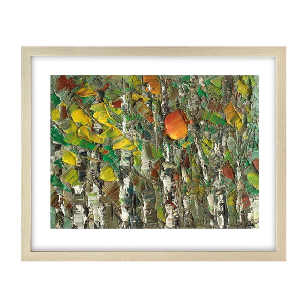 Abstract Canvas Painting, Original Small Painting, Heavy Texture Oil Painting, Tree Painting, 8X12 inch-artworkcanvas