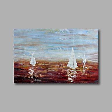 Sail Boat Painting, Canvas Painting, Wall Art Decor, Abstract Art, Canvas Wall Art, Art on Canvas-artworkcanvas