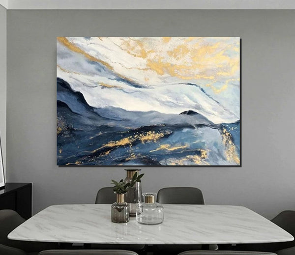 Contemporary Acrylic Art, Buy Large Paintings Online, Simple Modern Art, Large Wall Art Ideas, Large Painting for Dining Room-artworkcanvas
