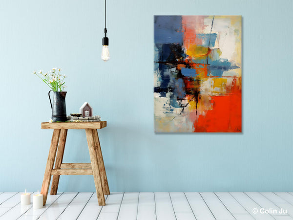 Simple Painting Ideas for Living Room, Acrylic Painting on Canvas, Original Hand Painted Art, Buy Paintings Online, Oversized Canvas Paintings-artworkcanvas