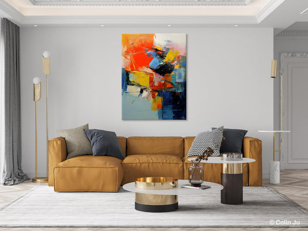 Large Canvas Art Ideas, Large Painting for Living Room, Original Contemporary Acrylic Art Painting, Buy Large Paintings Online, Simple Modern Art-artworkcanvas