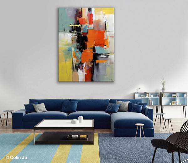 Abstract Canvas Painting, Modern Paintings for Living Room, Huge Painting for Sale, Original Hand Painted Wall Art-artworkcanvas