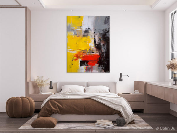 Simple Wall Art Paintings, Living Room Modern Wall Art, Original Contemporary Art, Acrylic Canvas Painting, Large Painting Behind Sofa-artworkcanvas