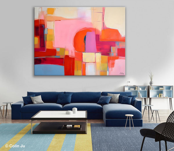 Living Room Abstract Paintings, Hand Painted Canvas Paintings, Original Modern Wall Art Paintings, Modern Acrylic Paintings on Canvas-artworkcanvas