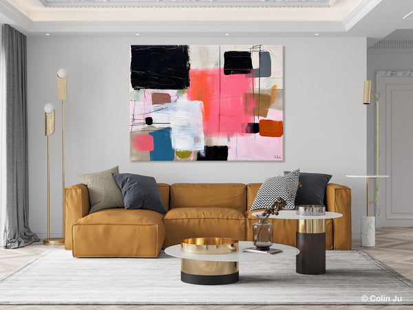 Contemporary Abstract Art, Bedroom Canvas Art Ideas, Simple Modern Art, Large Original Paintings for Sale, Buy Large Paintings Online-artworkcanvas