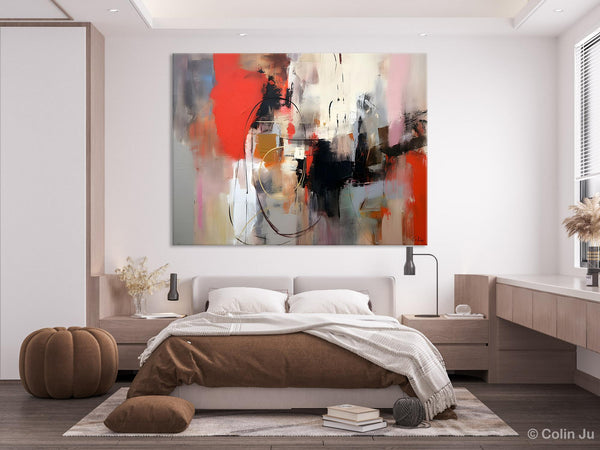 Large Wall Art Paintings Behind Sofa, Acrylic Paintings on Canvas, Original Acrylic Paintings, Modern Canvas Paintings, Hand Painted Canvas Art-artworkcanvas