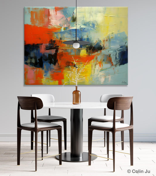 Modern Canvas Painting, Living Room Wall Art Ideas, Buy Abstract Art Online, Heavy Texture Art, Original Acrylic Painting on Canvas-artworkcanvas