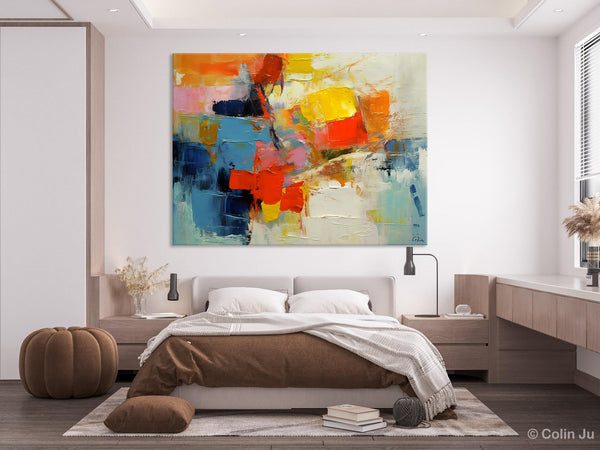 Abstract Acrylic Paintings for Living Room, Original Modern Contemporary Artwork, Buy Paintings Online, Oversized Canvas Artwork-artworkcanvas