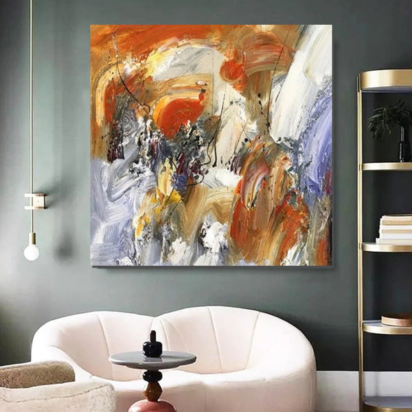 Large Paintings for Living Room, Bedroom Wall Painting, Hand Painted Acrylic Painting, Modern Contemporary Art, Modern Paintings for Dining Room-artworkcanvas
