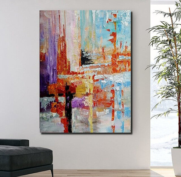 Simple Modern Art, Extra Large Wall Art Paintings, Simple Abstract Painting, Large Paintings for Bedroom-artworkcanvas