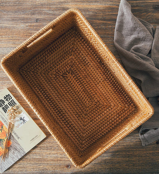Storage Basket for Shelves, Rectangle Storage Basket for Toys, Storage Baskets for Bathroom, Kitchen Storage Baskets-artworkcanvas