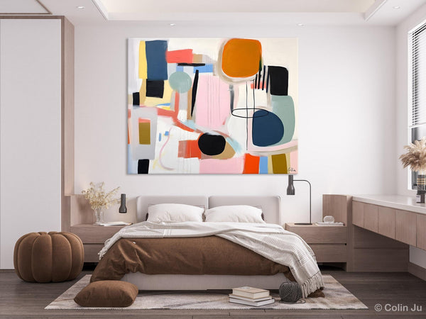 Abstract Canvas Paintings, Extra Large Canvas Painting for Living Room, Original Acrylic Wall Art, Oversized Contemporary Acrylic Paintings-artworkcanvas