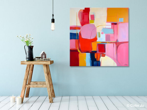 Ultra Modern Acrylic Paintings, Abstract Painting for Bedroom, Original Modern Wall Art Paintings, Oversized Contemporary Canvas Paintings-artworkcanvas