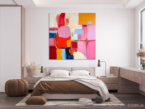 Ultra Modern Acrylic Paintings, Abstract Painting for Bedroom, Original Modern Wall Art Paintings, Oversized Contemporary Canvas Paintings-artworkcanvas