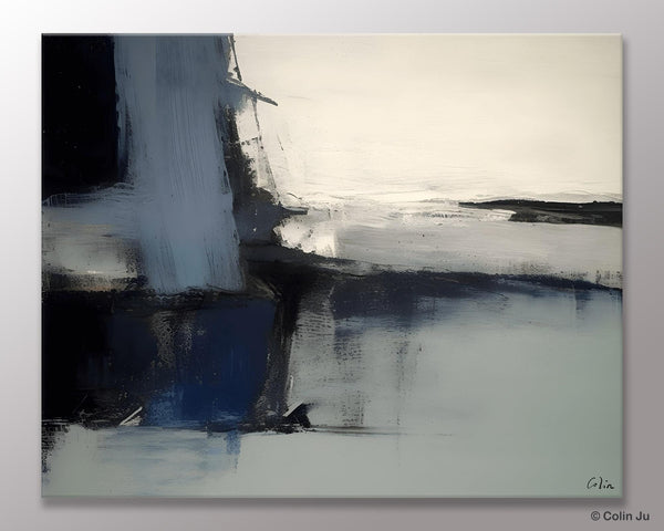 Abstract Painting for Bedroom, Large Original Abstract Art, Contemporary Acrylic Paintings, Abstract Painting on Canvas, Simple Wall Art-artworkcanvas