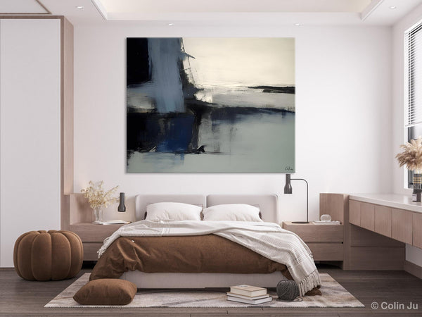 Abstract Painting for Bedroom, Large Original Abstract Art, Contemporary Acrylic Paintings, Abstract Painting on Canvas, Simple Wall Art-artworkcanvas