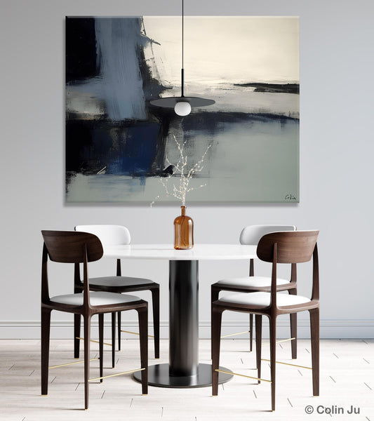 Abstract Painting for Bedroom, Large Original Abstract Art, Contemporary Acrylic Paintings, Abstract Painting on Canvas, Simple Wall Art-artworkcanvas