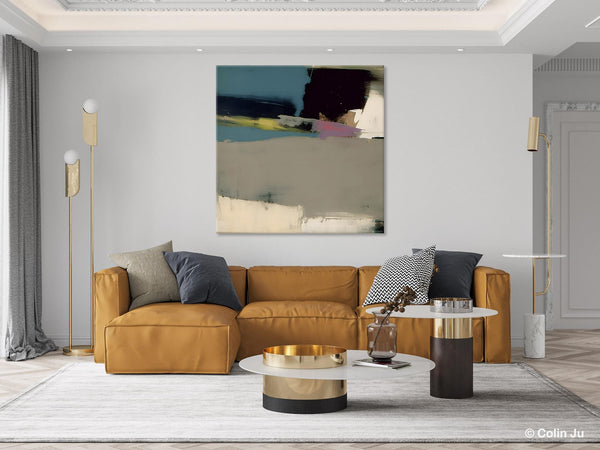 Abstract Wall Art for Bedroom, Original Modern Acrylic Artwork, Modern Canvas Art Paintings, Extra Large Abstract Paintings for Dining Room-artworkcanvas