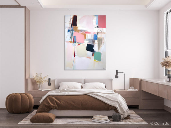 Abstract Painting on Canvas, Contemporary Acrylic Paintings, Extra Large Canvas Painting for Bedroom, Original Abstract Wall Art for Sale-artworkcanvas