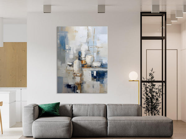 Oversized Contemporary Acrylic Paintings, Modern Abstract Paintings, Original Canvas Wall Art, Extra Large Canvas Painting for Living Room-artworkcanvas
