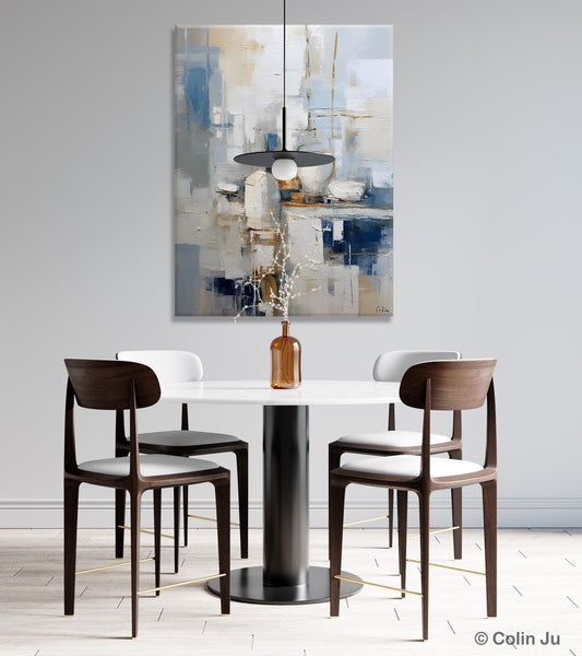 Oversized Contemporary Acrylic Paintings, Modern Abstract Paintings, Original Canvas Wall Art, Extra Large Canvas Painting for Living Room-artworkcanvas