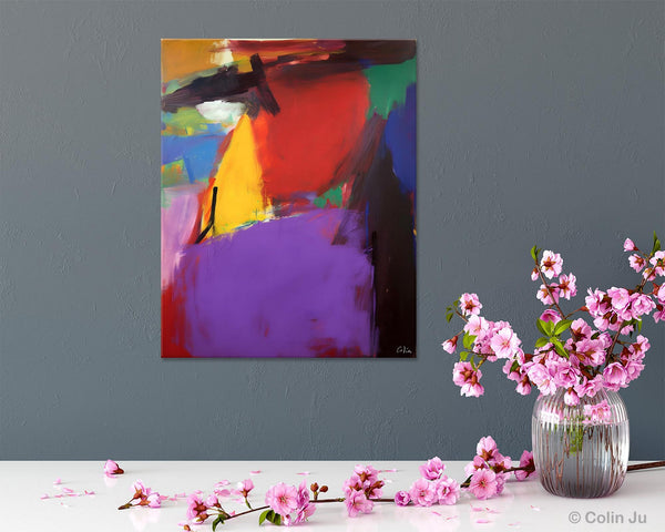 Abstract Painting on Canvas, Extra Large Abstract Painting for Living Room, Large Original Abstract Wall Art, Contemporary Acrylic Paintings-artworkcanvas