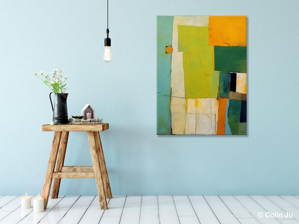Simple Modern Wall Art, Oversized Contemporary Acrylic Paintings, Extra Large Canvas Painting for Living Room, Original Abstract Paintings-artworkcanvas