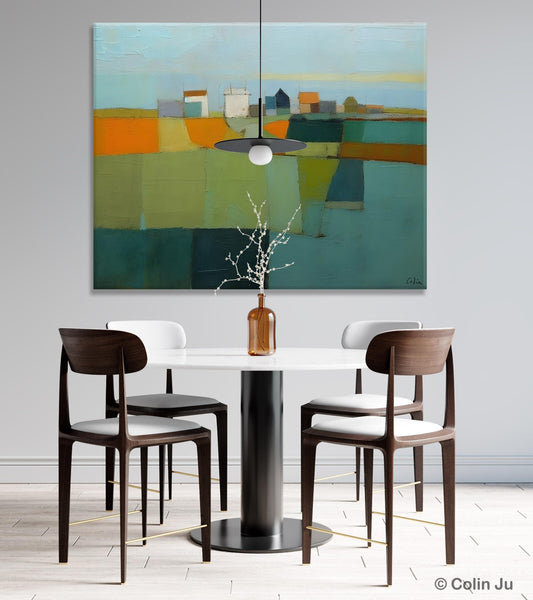 Abstract Landscape Painting on Canvas, Extra Large Landacape Wall Art for Living Room, Original Abstract Wall Art, Acrylic Painting for Sale-artworkcanvas