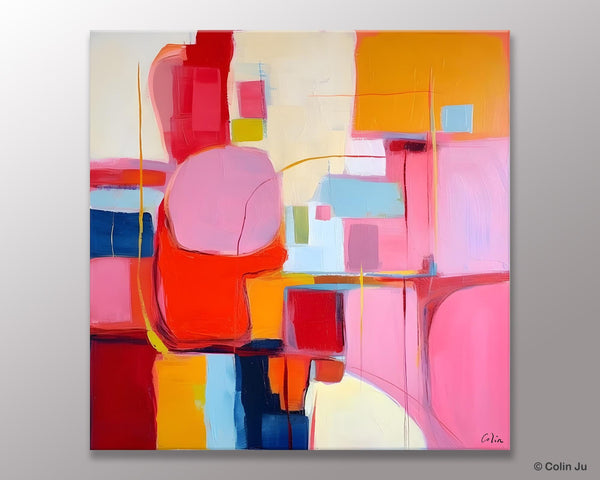 Ultra Modern Acrylic Paintings, Abstract Painting for Bedroom, Original Modern Wall Art Paintings, Oversized Contemporary Canvas Paintings-artworkcanvas