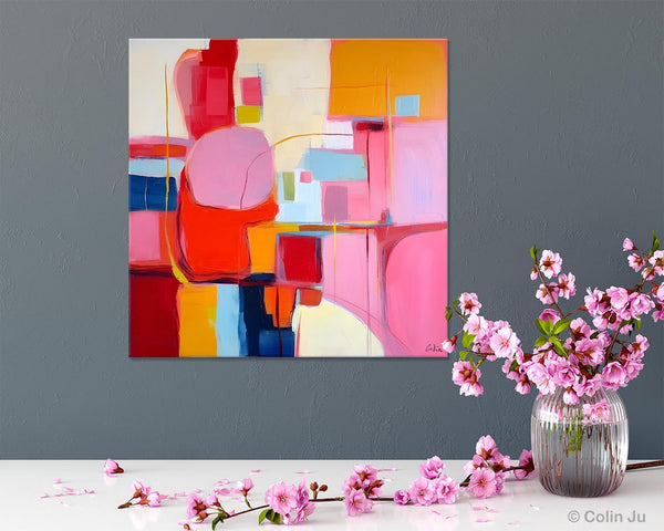 Ultra Modern Acrylic Paintings, Abstract Painting for Bedroom, Original Modern Wall Art Paintings, Oversized Contemporary Canvas Paintings-artworkcanvas