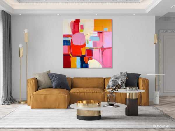 Ultra Modern Acrylic Paintings, Abstract Painting for Bedroom, Original Modern Wall Art Paintings, Oversized Contemporary Canvas Paintings-artworkcanvas